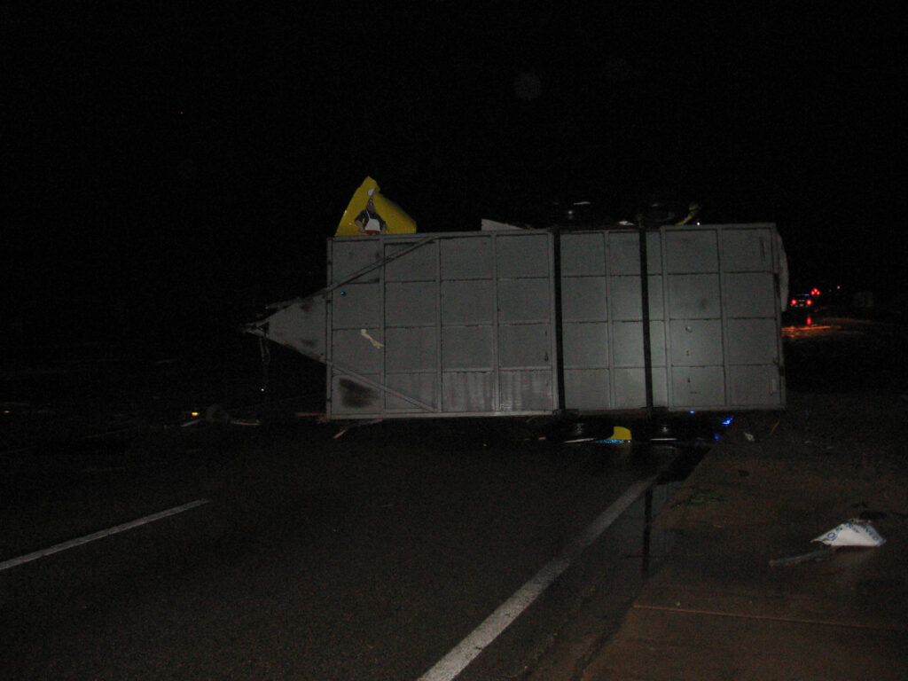 Tornado Damage in Highland, Arkansas on February 5, 2008