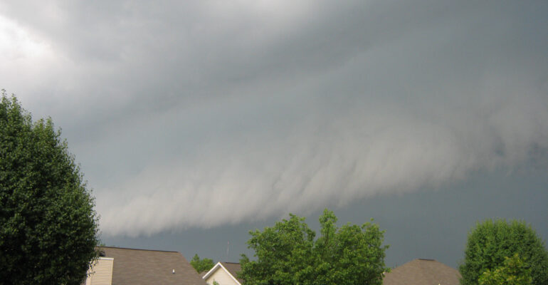 Bloomington Indiana Shelf Cloud