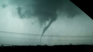 Tornado in Stroud, Oklahoma on April 14, 2011