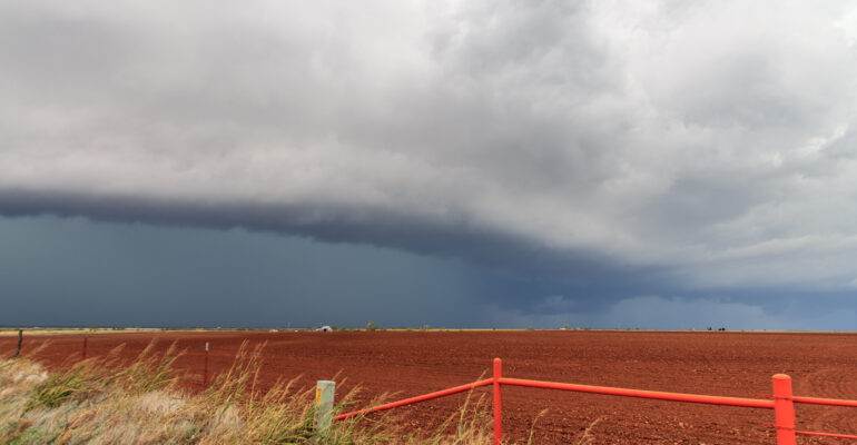 Outflow Dominant Storm in Western Oklahoma