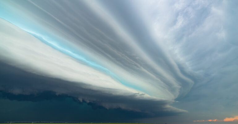 Shelf Cloud near Spearman, TX