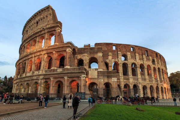 The Colosseum in Rome, Italy