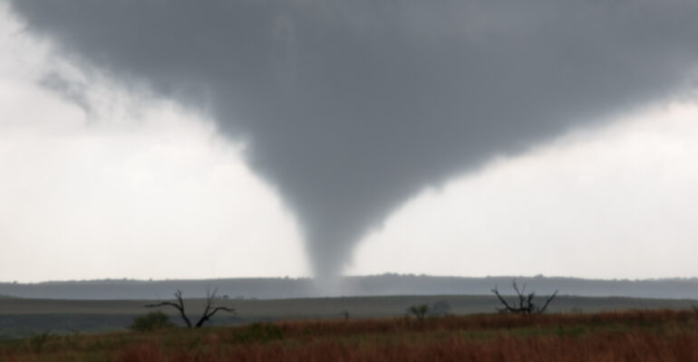 Tornado near Chester, OK on May 18, 2017.