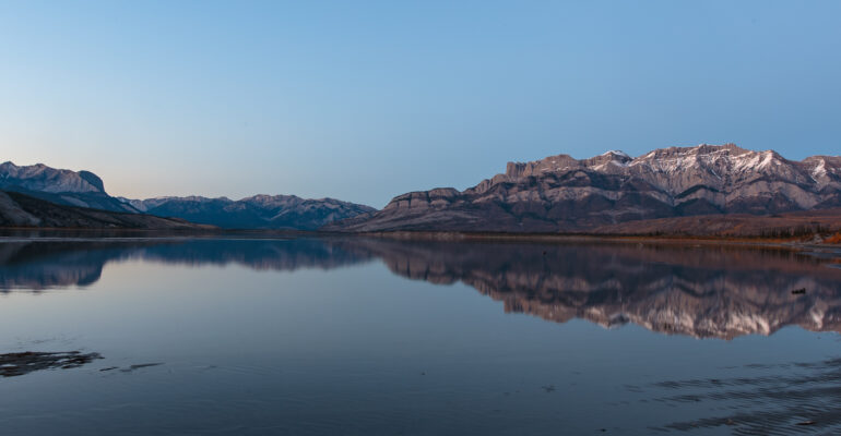 Jasper Lake in Jasper National Park