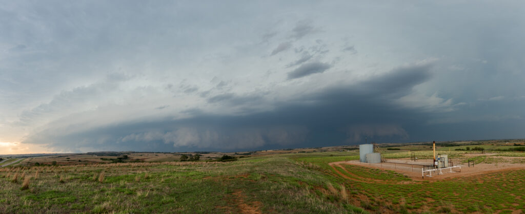 Shelf Cloud in Northwest Oklahoma