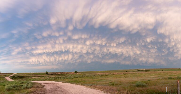 Mammatus at Sunset in the Texas Panhandle