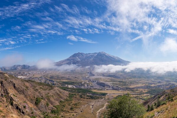 Mount Saint Helens viewed from the Johnston Ridge Observatory