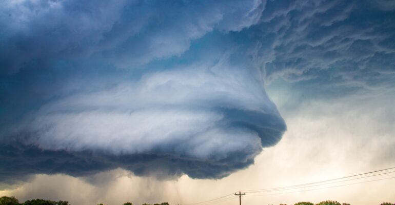 Supercell Structure Near Dublin, TX on April 26, 2015