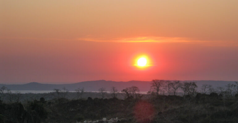 Sunset in Kupang, Indonesia from the Kupang Radar/Gedung Radar Cuaca
