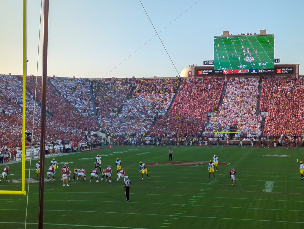Michigan at Oklahoma